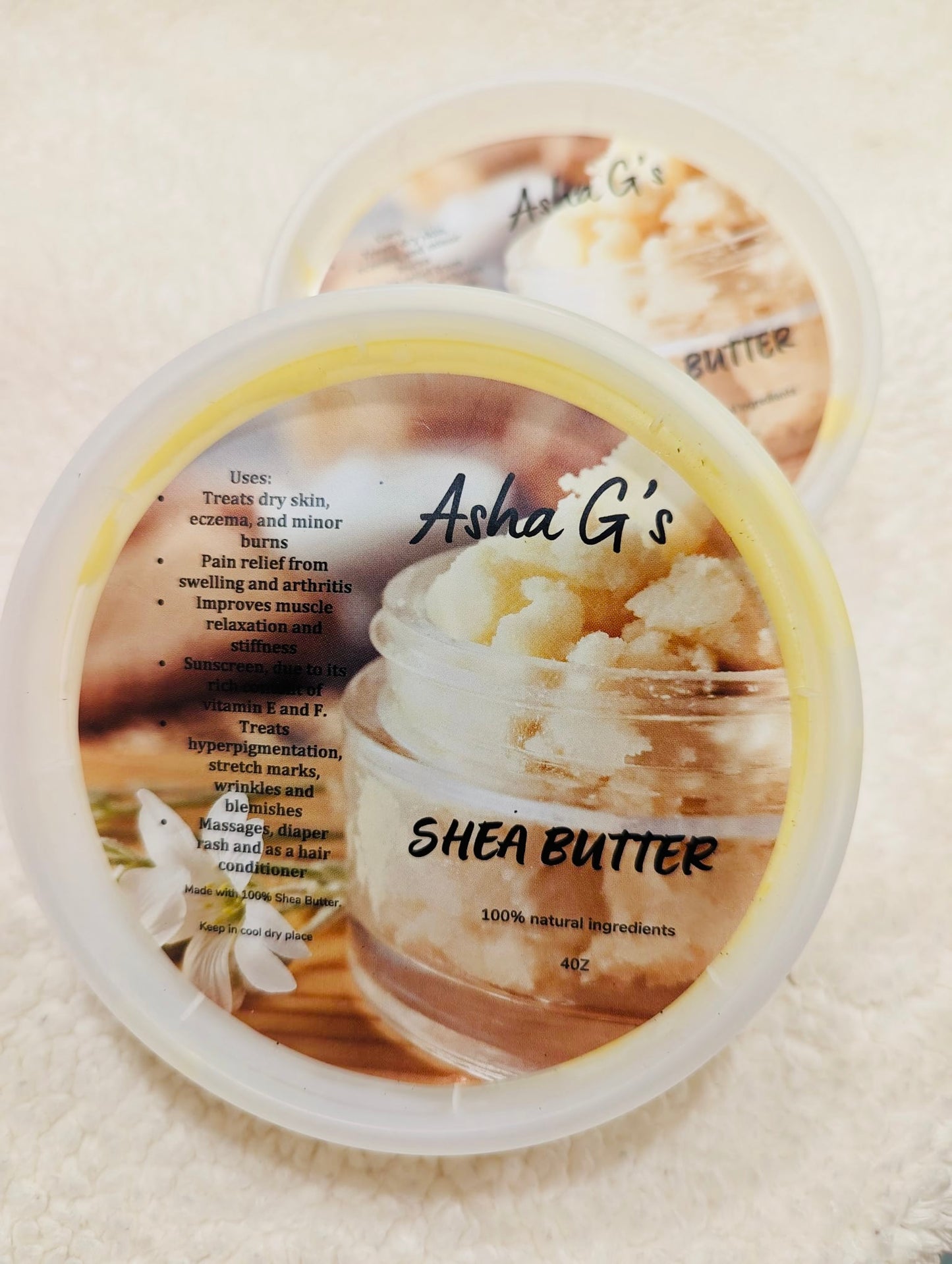 100% Shea Butter for Skin and Hair- 4OZ